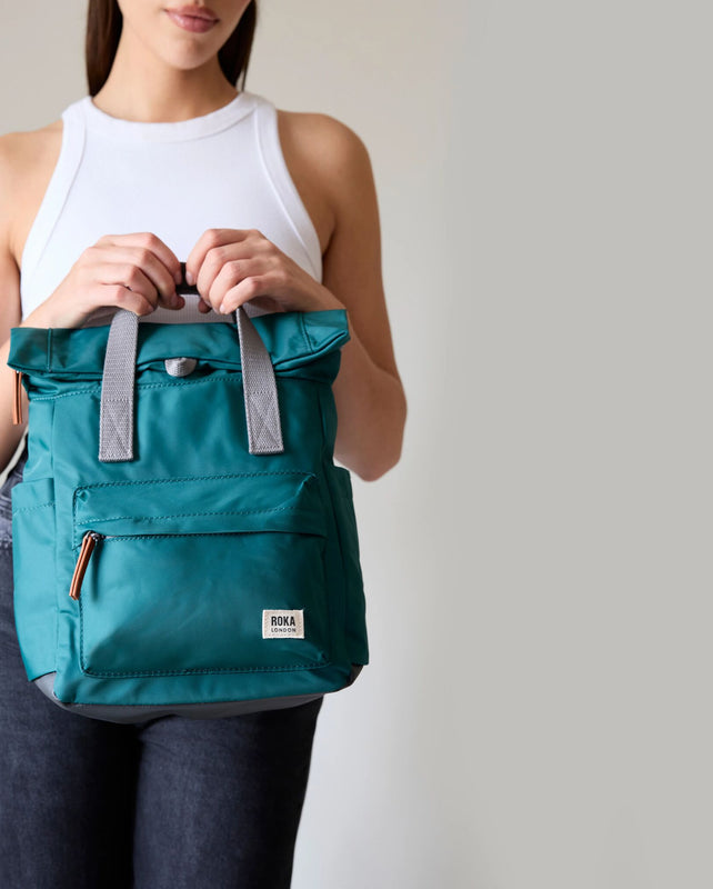 Canfield Roll Top Backpack in Graphite