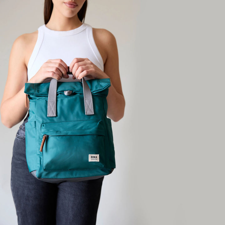 Canfield Roll Top Backpack in Graphite