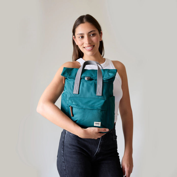 Canfield Roll Top Backpack in Midnight