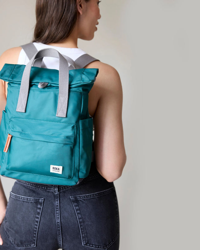 Canfield Roll Top Backpack in Petrol