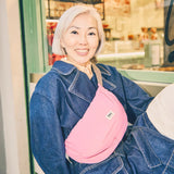 Farringdon Half Moon Bag in Pink Lemonade