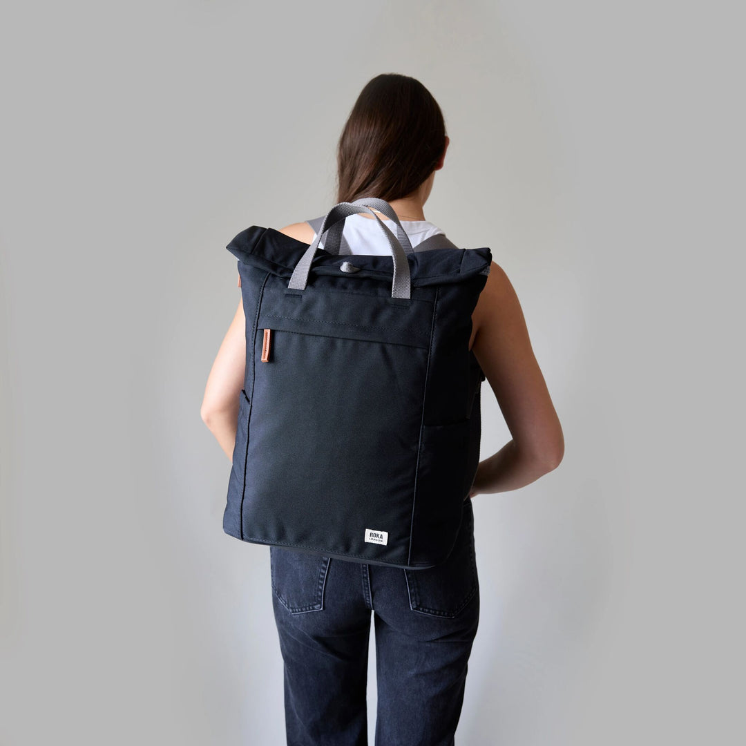 Finchley A Teal Recycled Canvas