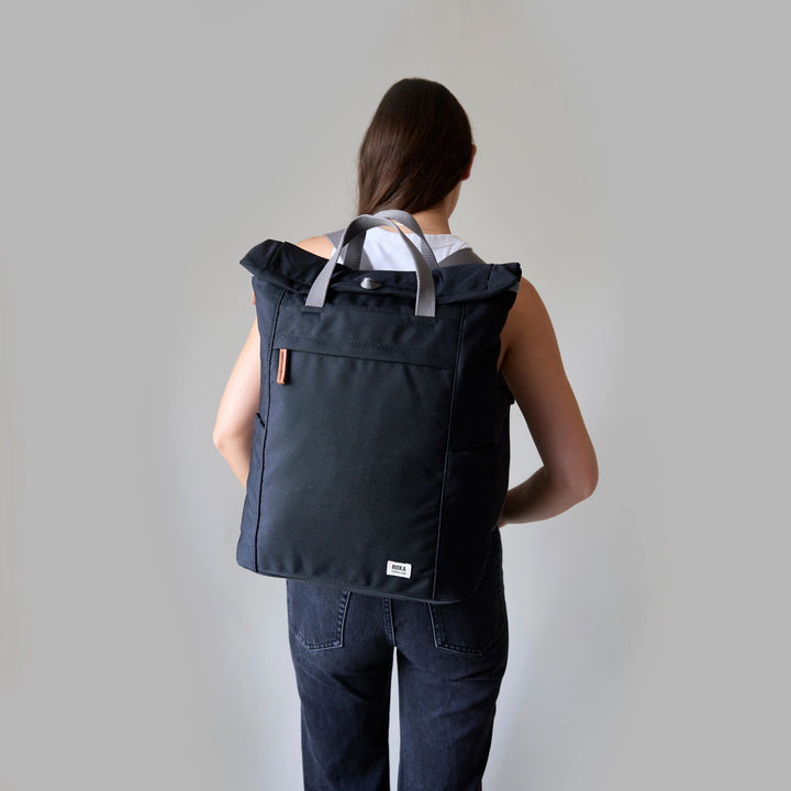 Finchley A Teal Recycled Canvas