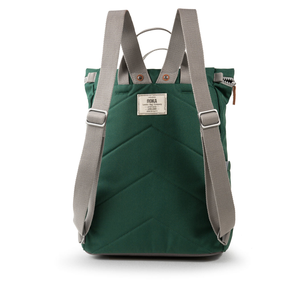 ROKA London Finchley Sustainable Backpack Forest Green