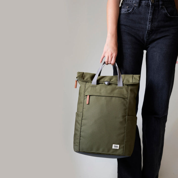 Finchley A Moss Recycled Canvas