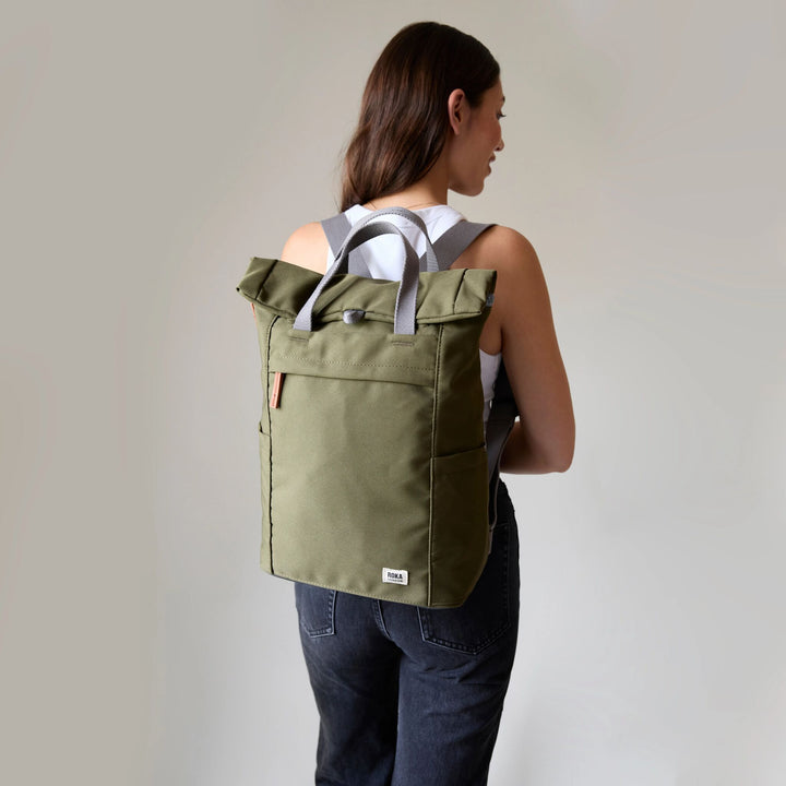 Finchley A Faded Black Recycled Canvas