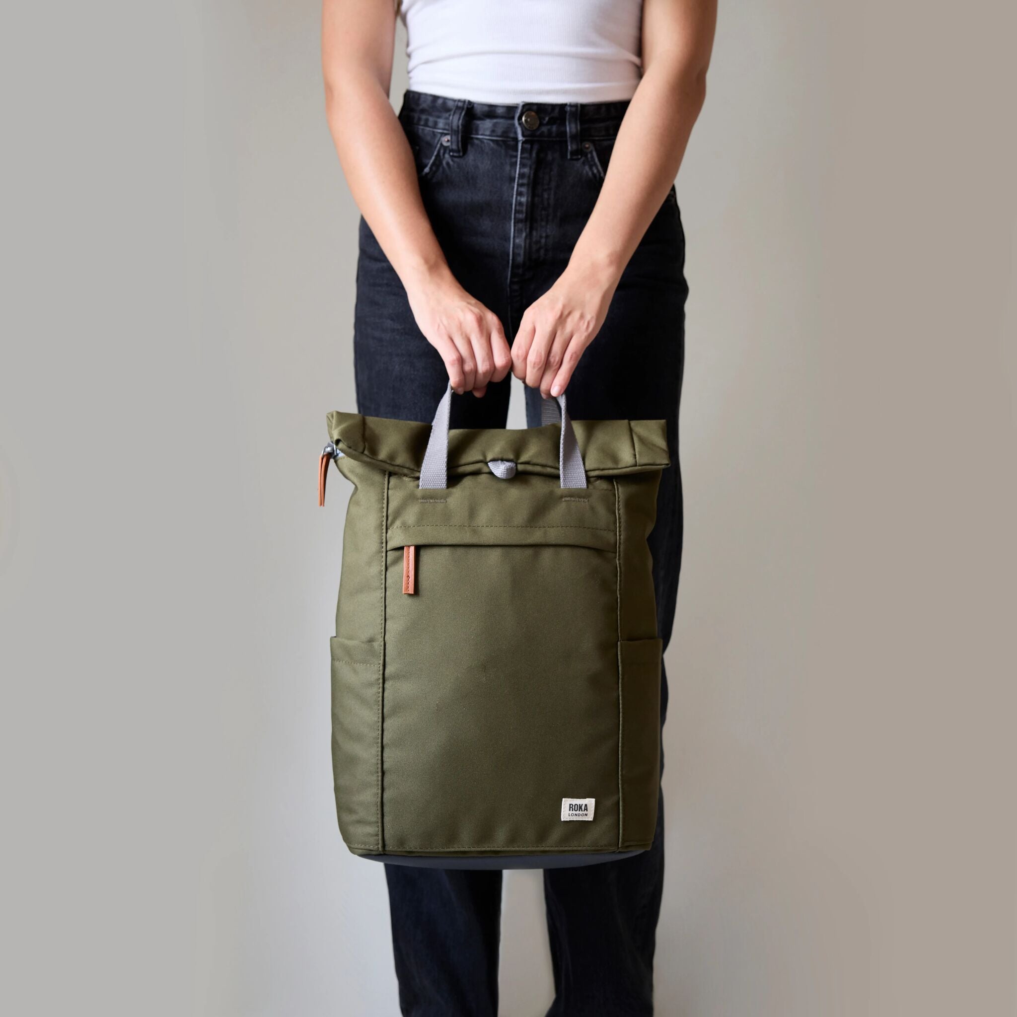レア　昭和レトロ　フリーウェイ　エアーパック 交通公社　ルックギンザ Finchley Backpack in Retro Blue – ROKA London