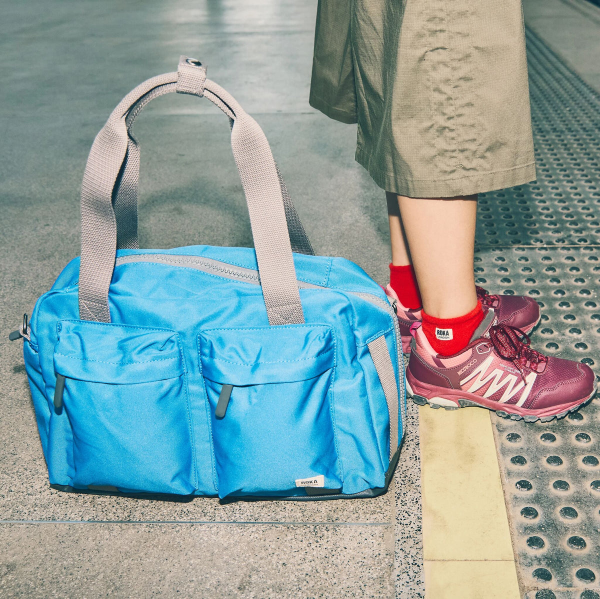 Gatwick Carry-On Duffel Bag in Malibu Blue