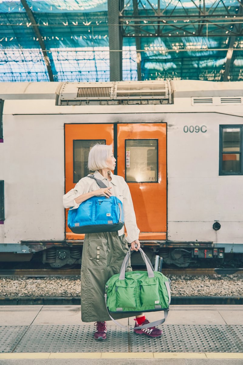 Gatwick Teal | Recycled & Eco-Friendly Travel Bags | ROKA London