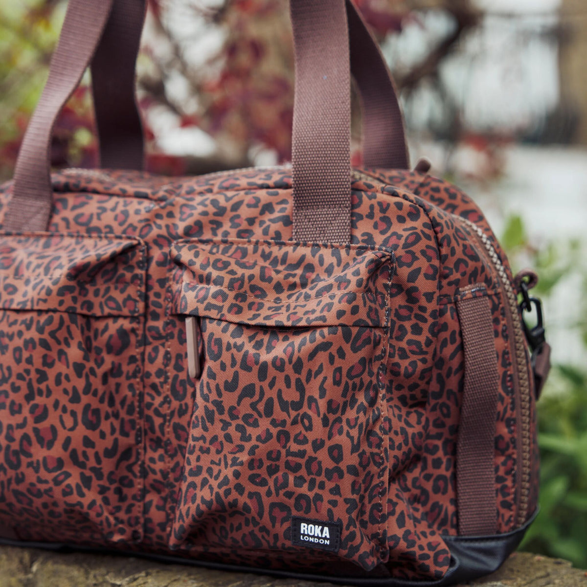 Gatwick Carry-On Duffel Bag in Mini Leopard