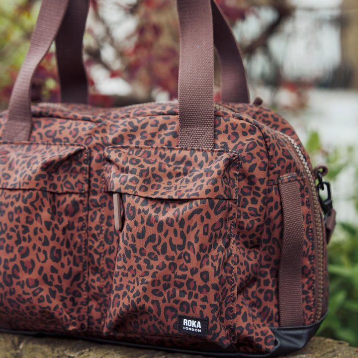 Gatwick Carry-On Duffel Bag in Mini Leopard