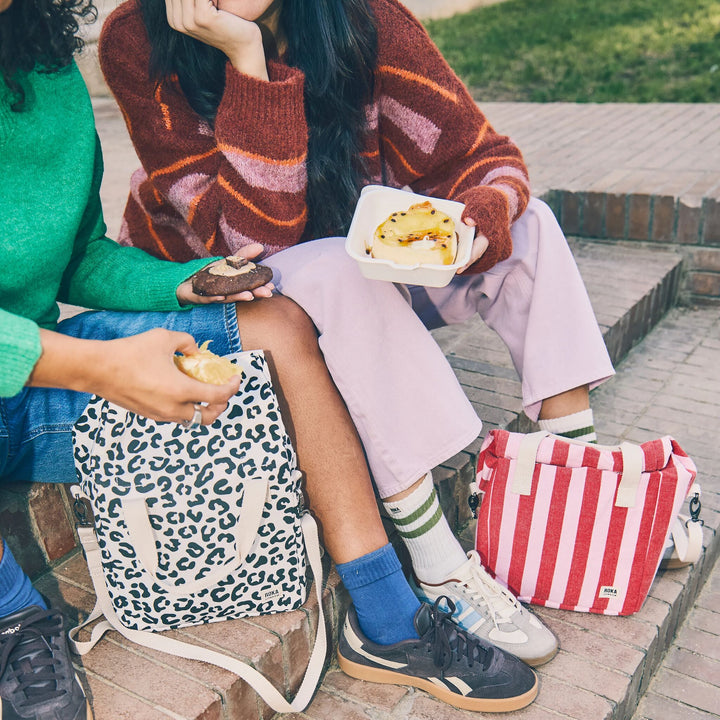 Hampstead Lunch Bag in Strawberry Stripe
