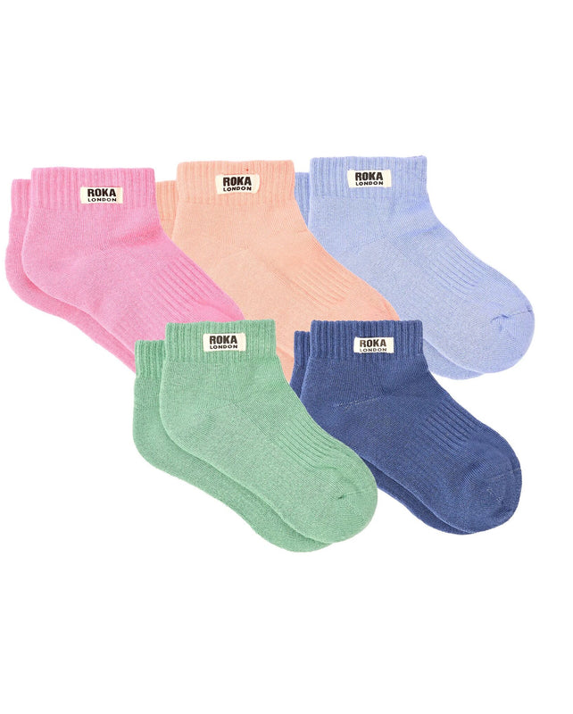 Pastel Bundles Kid's Wembley Socks 5-pack