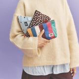 Maida Vale Pouch in Wide Stripe Multi