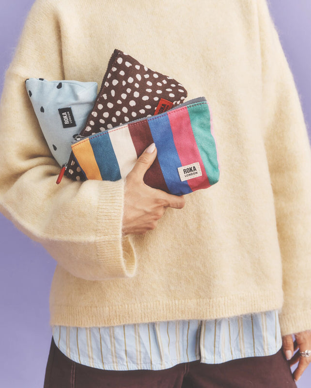 Maida Vale Pouch in Heart Print