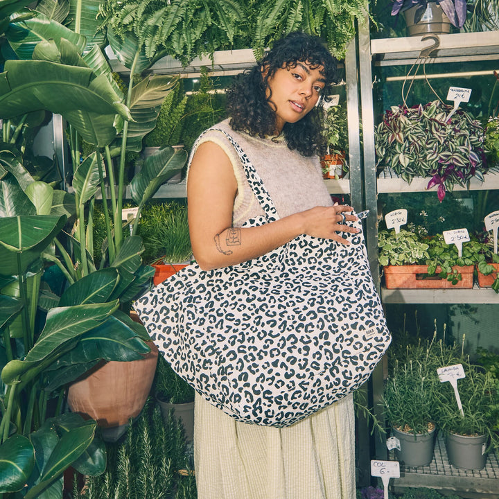 Marylebone Tote Bag in Summer Leopard