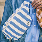 Mill Hill Crossbody Bag in Denim Stripe
