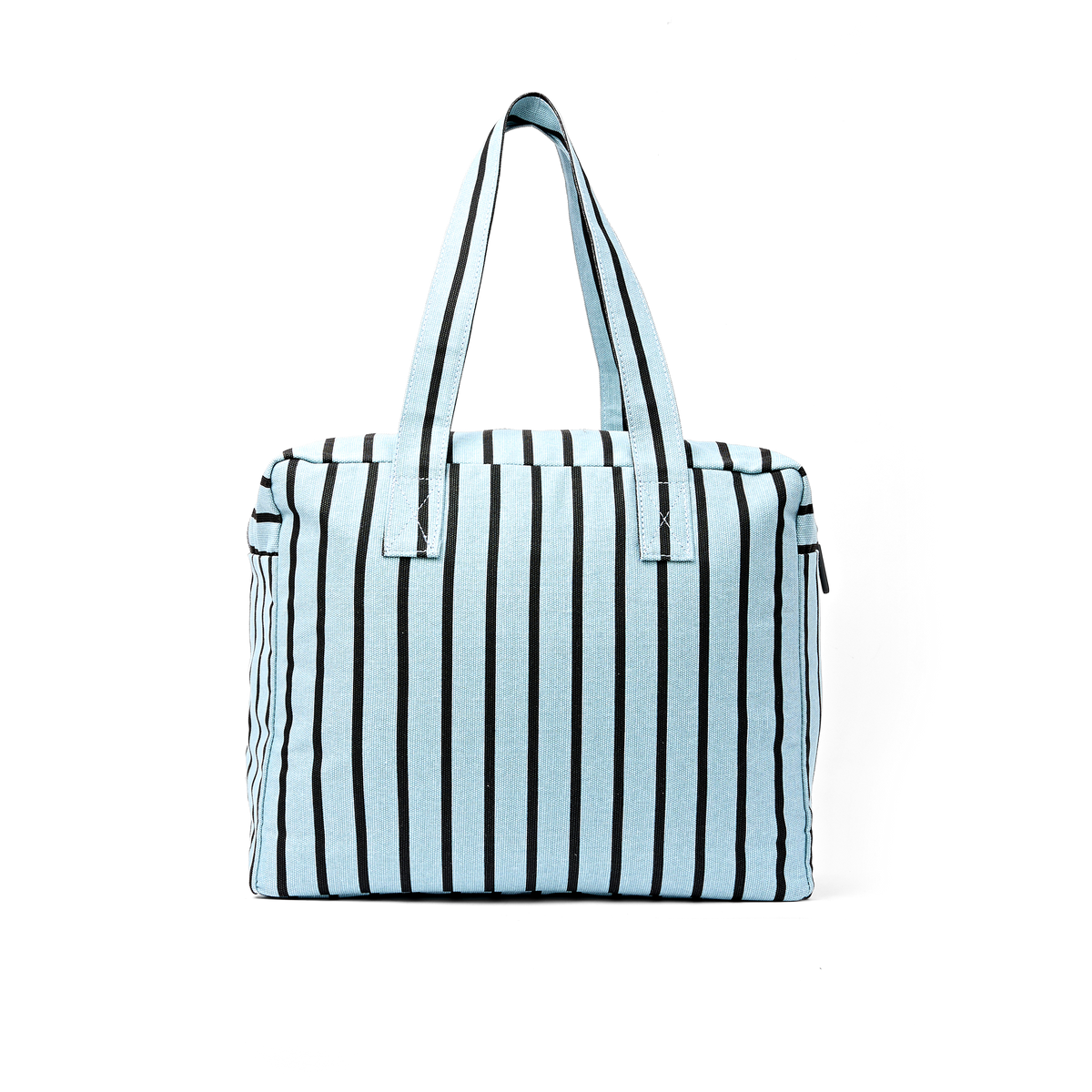 Sloane Shoulder Bag in Blue Stripe