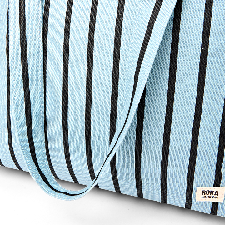 Sloane Shoulder Bag in Blue Stripe