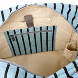 Sloane Shoulder Bag in Blue Stripe
