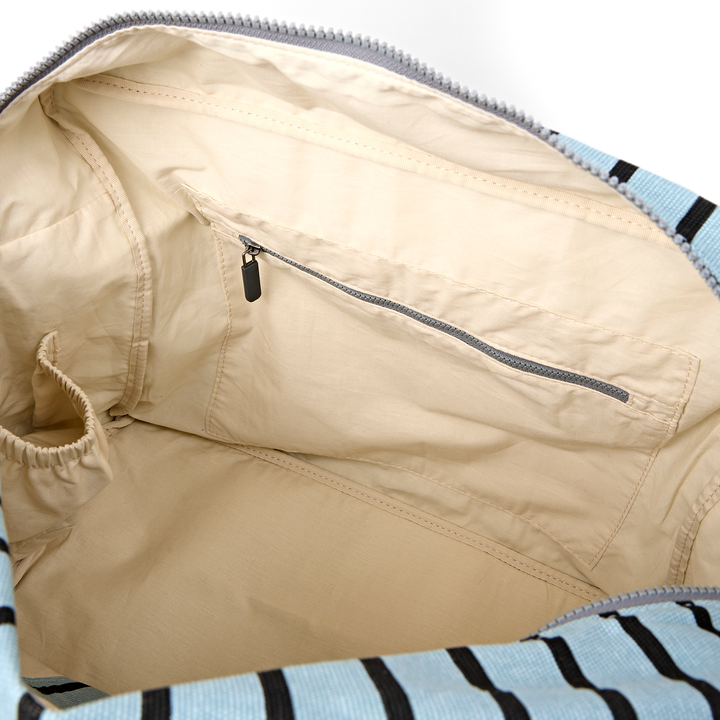 Sloane Shoulder Bag in Blue Stripe