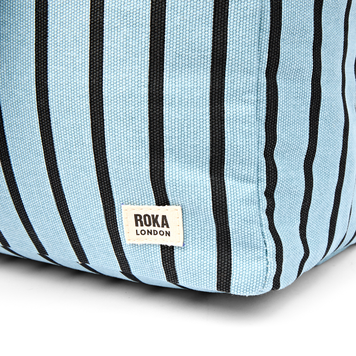Sloane Shoulder Bag in Blue Stripe
