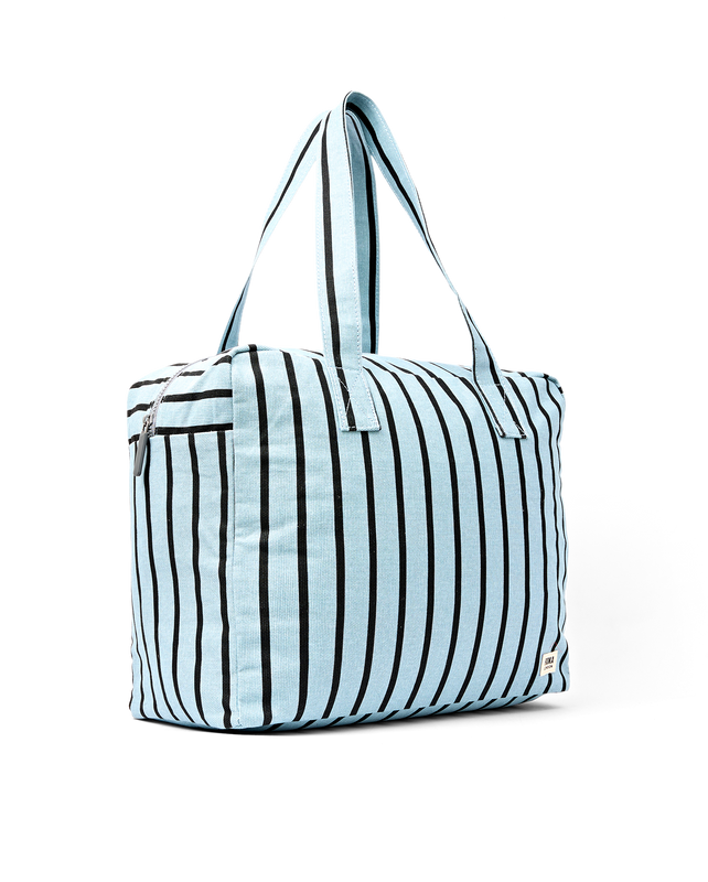 Sloane Shoulder Bag in Blue Stripe