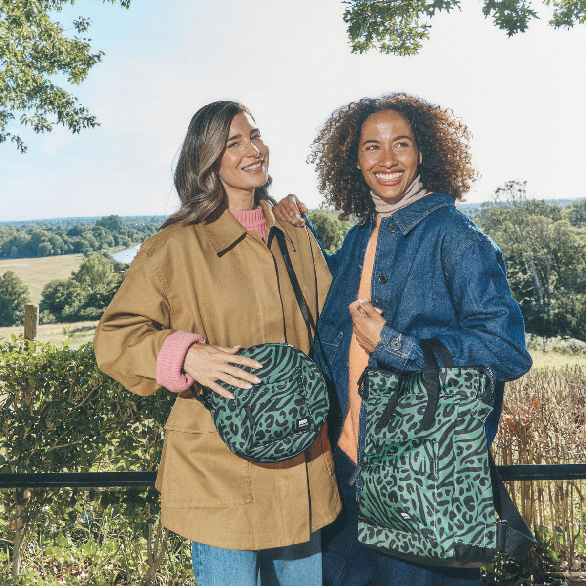 Paddington Crossbody Bag in Mixed Animal Artichoke