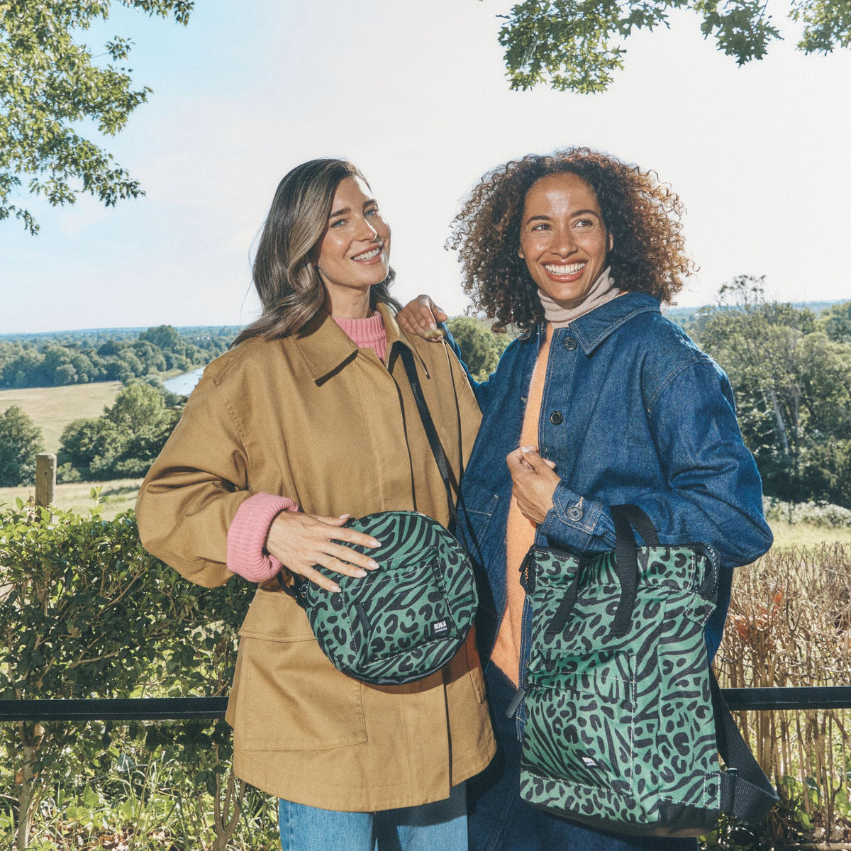 Bantry Backpack in Mixed Animal Artichoke