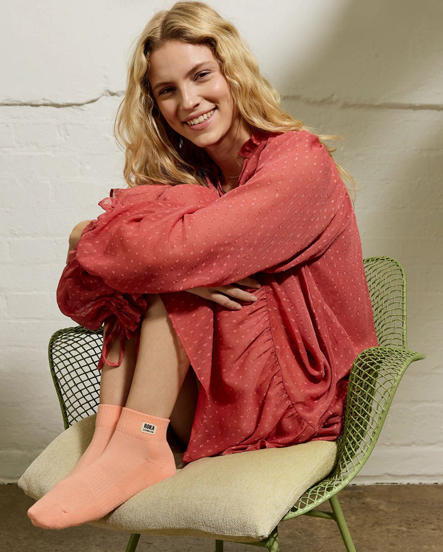 Wembley Ankle Socks for Women in Nougat