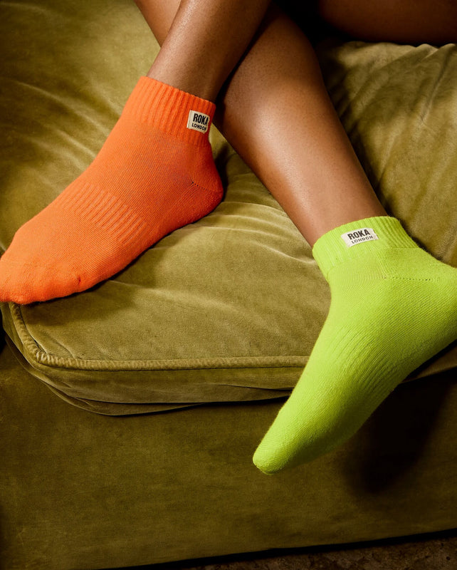 Wembley Ankle Socks for Women in Mandarin