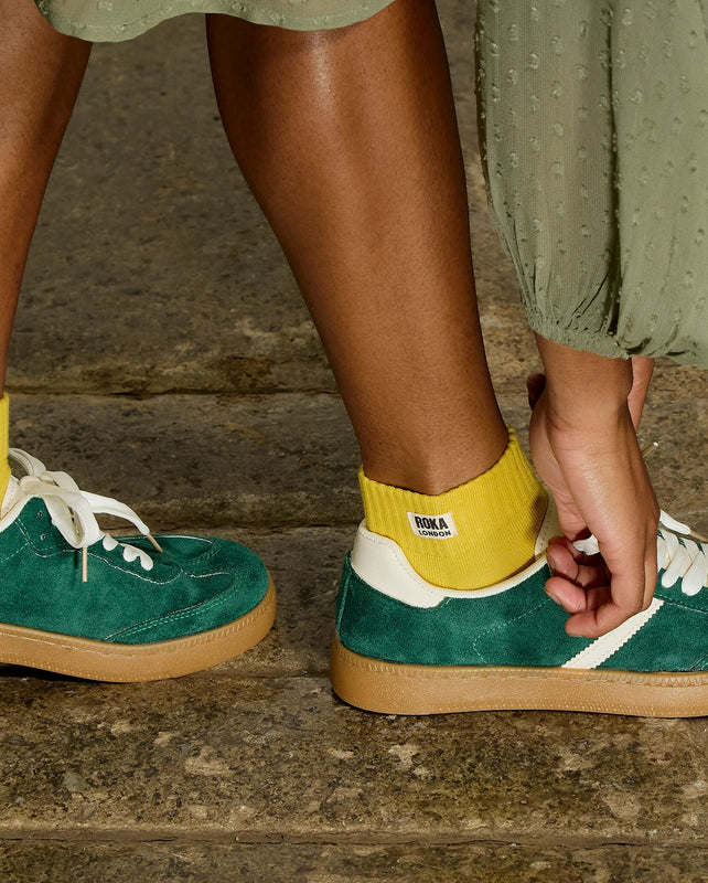 Wembley Ankle Socks for Women in Summer Yellow