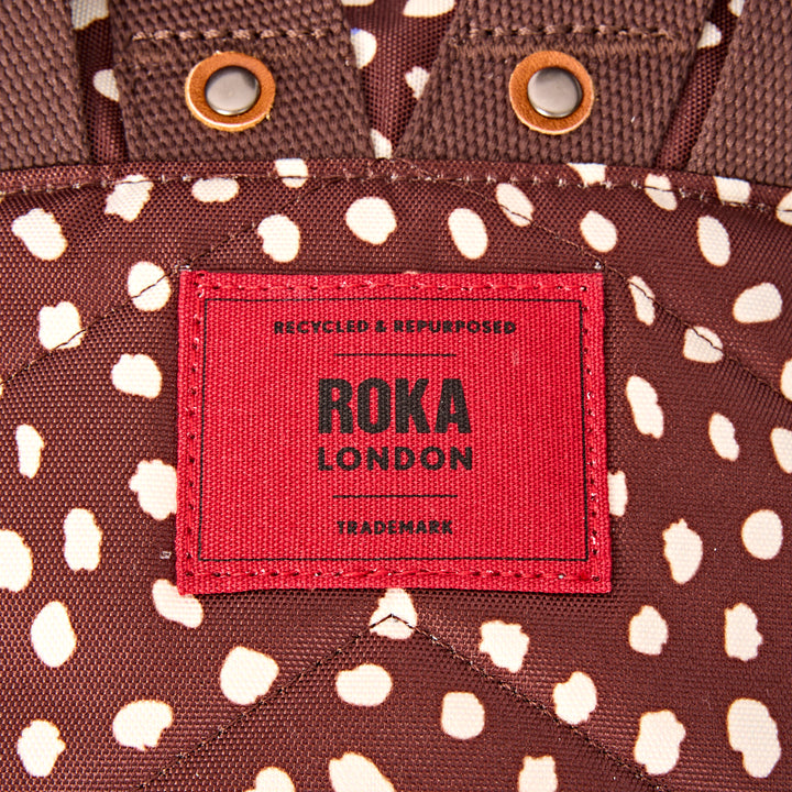 Bantry Backpack in Brown Dot