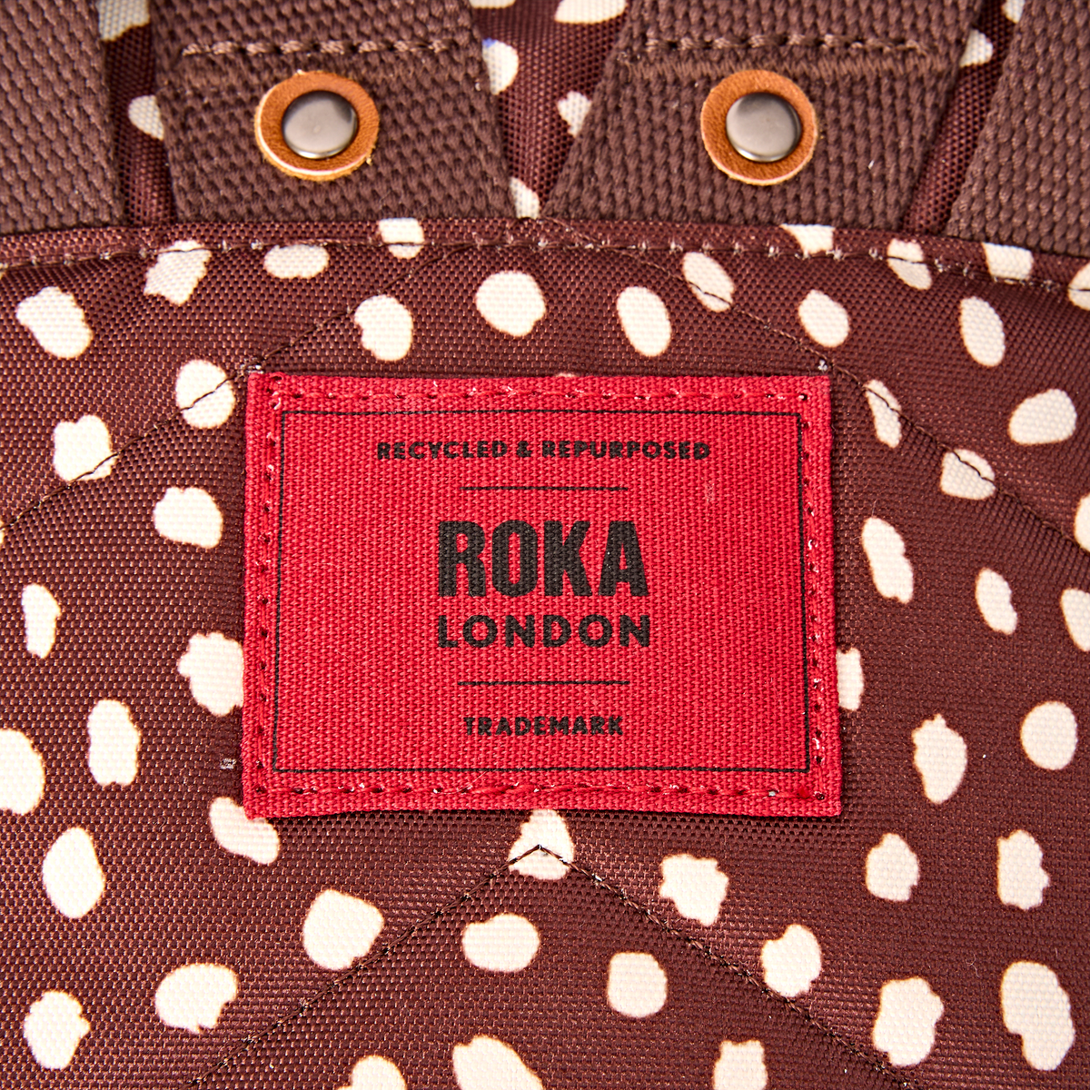 Bantry Backpack in Brown Dot