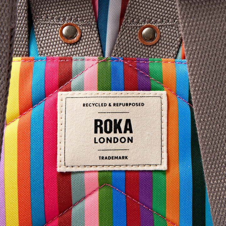 Bantry Backpack in Multi Stripe