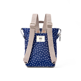 Bantry Backpack in Navy Polka Dot