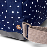 Bantry Backpack in Navy Polka Dot