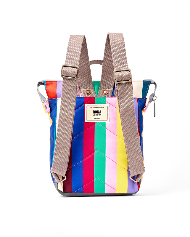 Bantry Backpack in Wide Multi Stripe