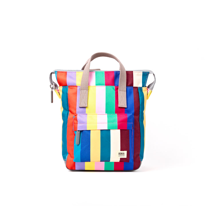Bantry Backpack in Wide Multi Stripe