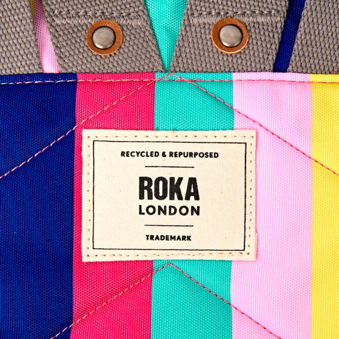 Bantry Backpack in Wide Multi Stripe