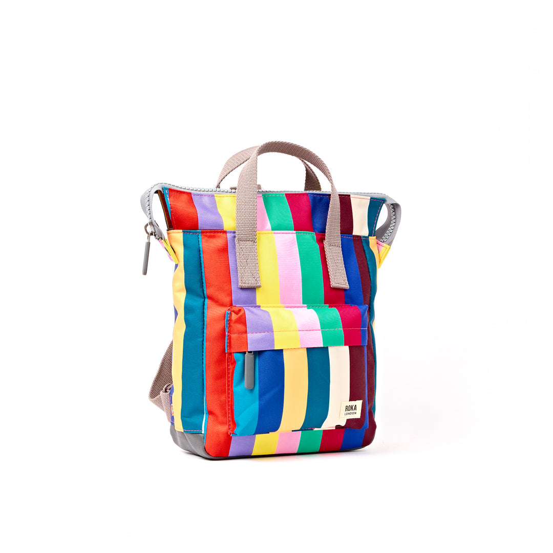 Bantry Backpack in Wide Multi Stripe