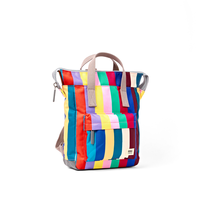 Bantry Backpack in Wide Multi Stripe