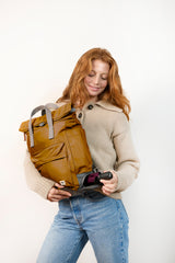 Bayswater Umbrella Backpack in Biscuit