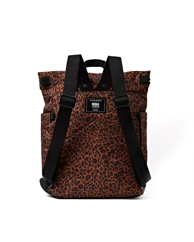 Bayswater Umbrella Backpack in Corn Mini Leopard