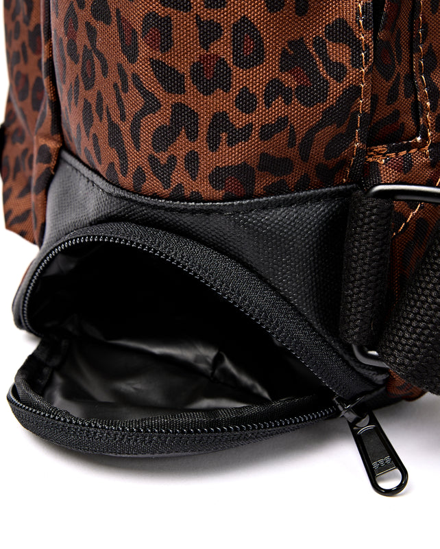 Bayswater Umbrella Backpack in Corn Mini Leopard