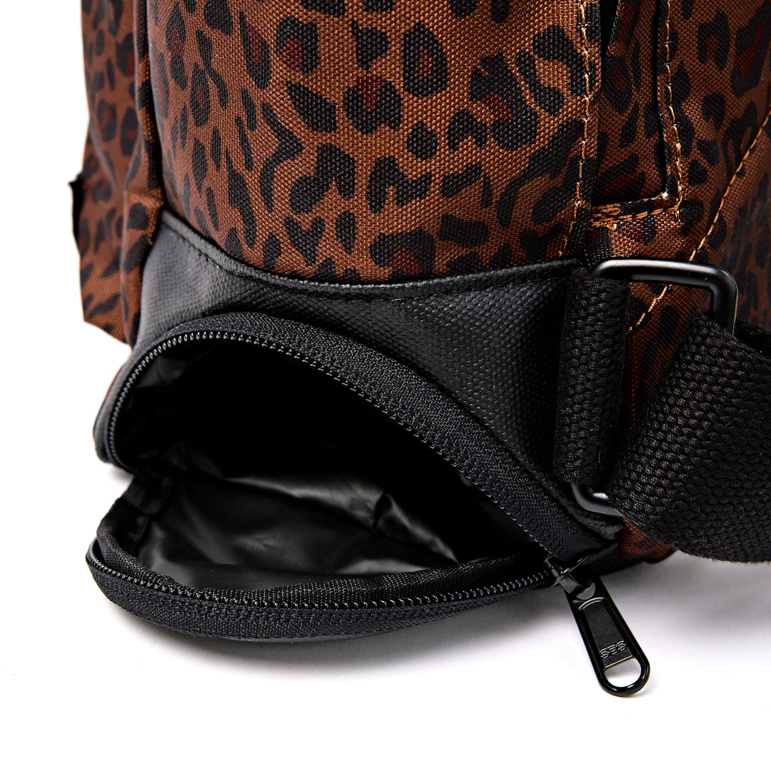Bayswater Umbrella Backpack in Corn Mini Leopard