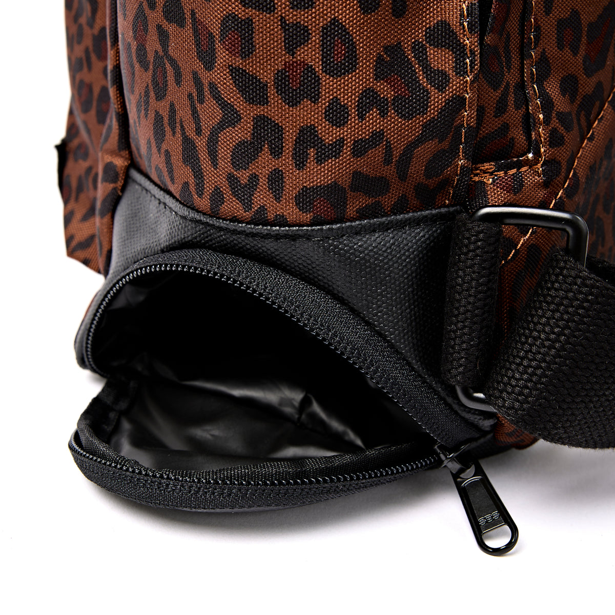 Bayswater Umbrella Backpack in Corn Mini Leopard