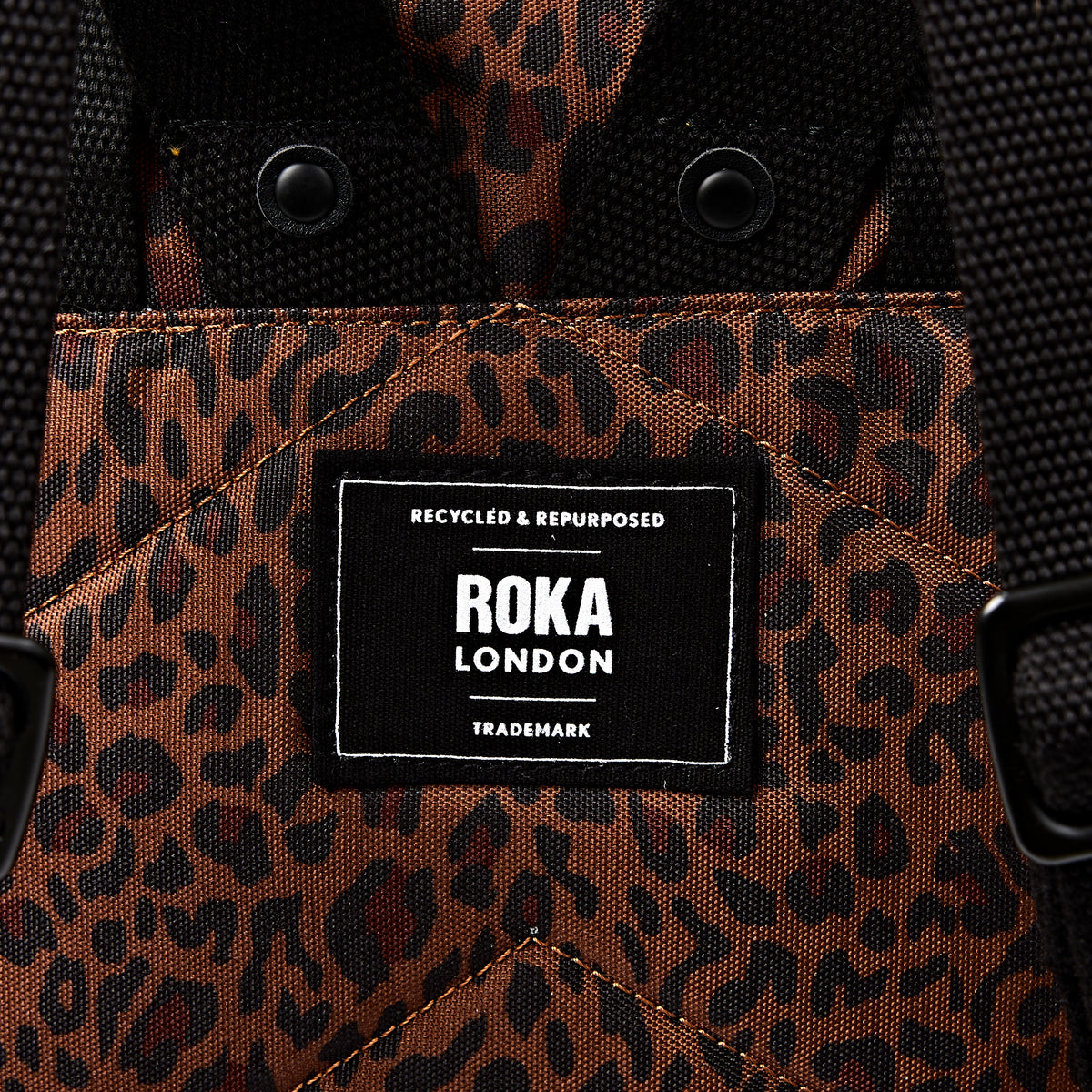 Bayswater Umbrella Backpack in Corn Mini Leopard