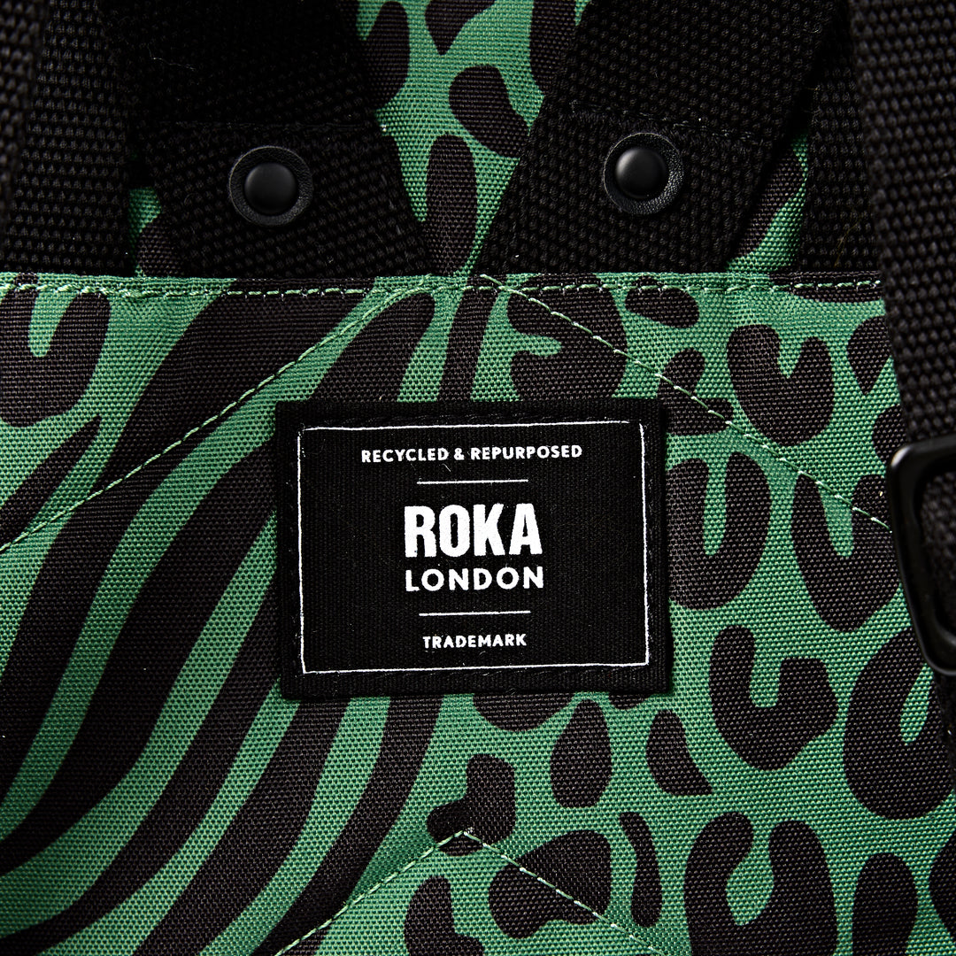 Bayswater Umbrella Backpack in Mixed Animal Artichoke