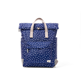 Bayswater Umbrella Backpack in Navy Polka Dot